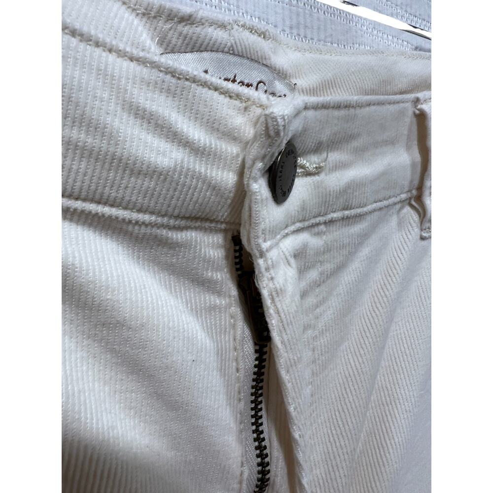 Coldwater Creek Wmns 12 Straight Leg Corduroy Stretch Trouser Pants Cream/Ivory - Picture 8 of 12